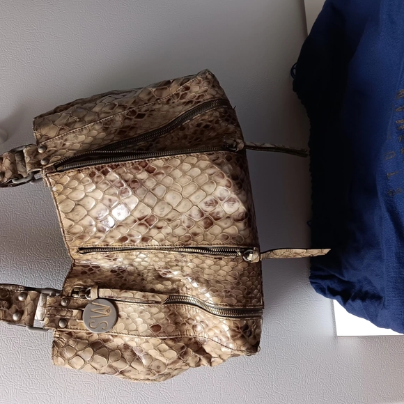 Stuart Weitzman Python Handbag - Picture 1 of 12